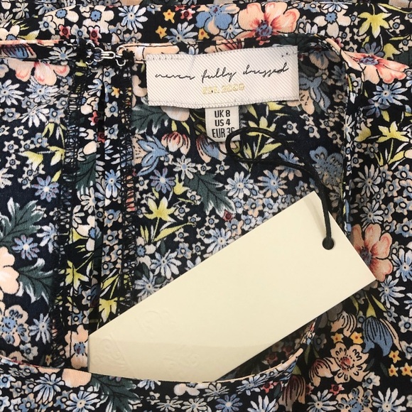Never Fully Dressed Floral Jasmine Midi Dress US 8 - Picture 14 of 14